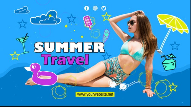 Videohive – Summer Travel Vlog – YouTuber – 57111421